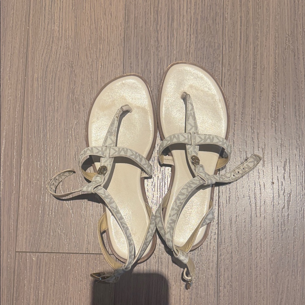 Michael Kors Cream Sandals